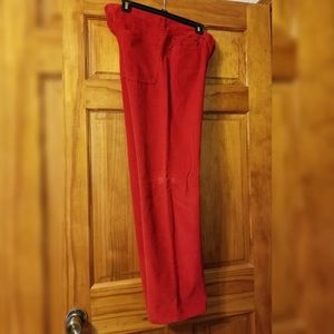 CHAPS Red Corduroy Pants (32x30)